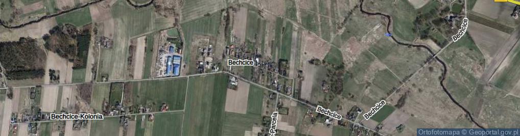 Zdjęcie satelitarne Stare Bechcice ul.